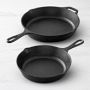 Lodge Seasoned Cast Iron Skillets, Set of 2, 8" & 10 1/4"