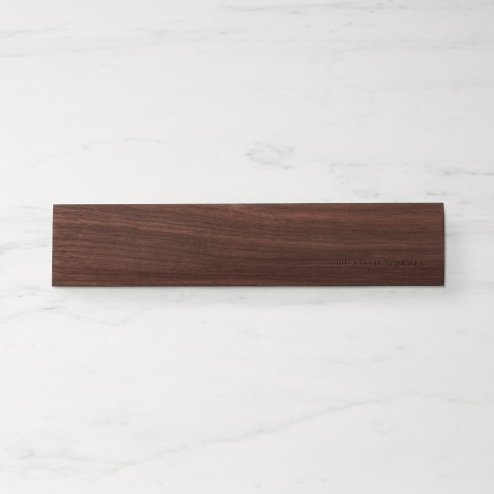 Williams Sonoma Wooden Magnetic Knife Rack, Walnut, 12"