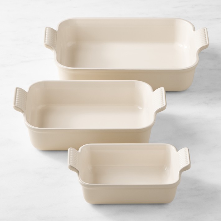 Le Creuset Heritage Open Rectangular Dishes, Set of 3