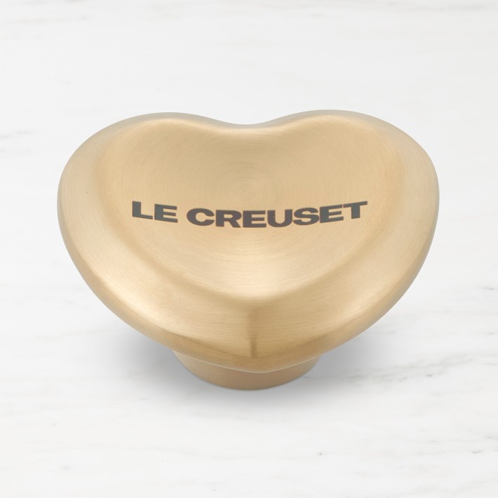 Le Creuset Figural Gold Heart Knob