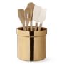 Gold Partitioned Utensil Holder