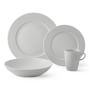 Pillivuyt Plisse Porcelain 16-Piece Dinnerware Set