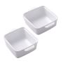 Souper Cubes Square Stoneware Baking Dishes, Set of 2