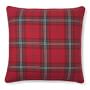 Classic Red Tartan Pillow Cover, 18" X 18"