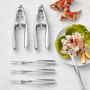 Williams Sonoma Seafood Set, 2 Crackers & 4 Forks