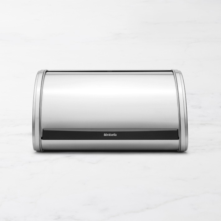 Brabantia Roll Top Bread Box, Medium,  Brilliant Steel