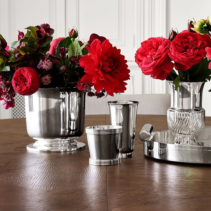 AERIN x Williams Sonoma Home Silver Cup Vase