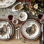 Plymouth Gate Turkey Dinner Plates, Set of 4