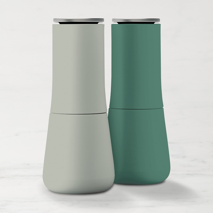Joseph Joseph Milltop Salt & Pepper Set, Sage