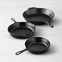 Lodge Seasoned Cast Iron Skillets, Set of 3, 8", 10" & 13"