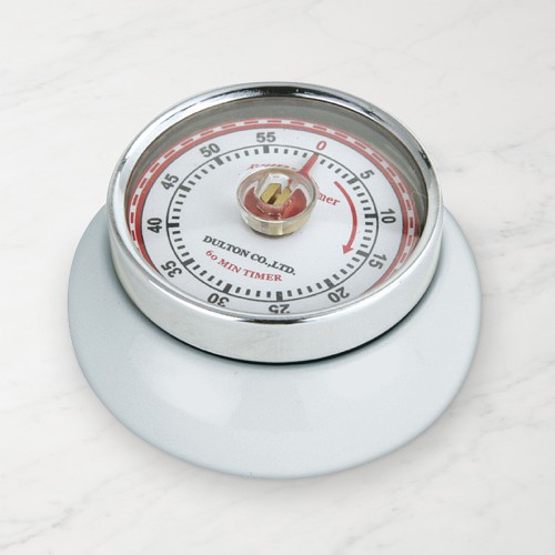 Frieling Retro Kitchen Timer, White