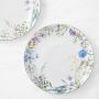 Floral Wreath Salad Plates, Set of 4