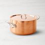 Mauviel Triply Copper Stock Pot, 6.4-Qt.
