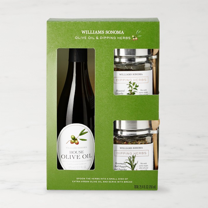 Williams Sonoma Dipping Herbs and Oil Gift Set