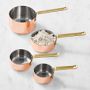 Williams Sonoma Copper Measuring Cups, Set of 4