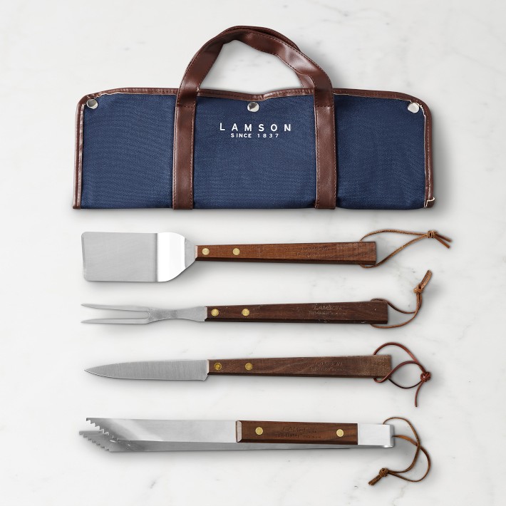 Lamson 4-Piece Tailgater Grill Tool Set