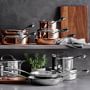 Williams Sonoma Signature Thermo-Clad&#8482; Copper 10-Piece Cookware Set