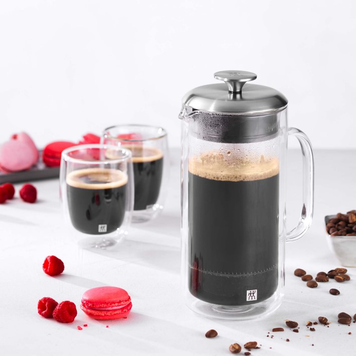 Williams Sonoma: Double selling Walled Stainless Steel French Press 8 Cup 34 oz. 6858682