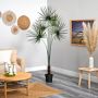 UV Resistant Faux Fan Palm Tree, 84&quot;