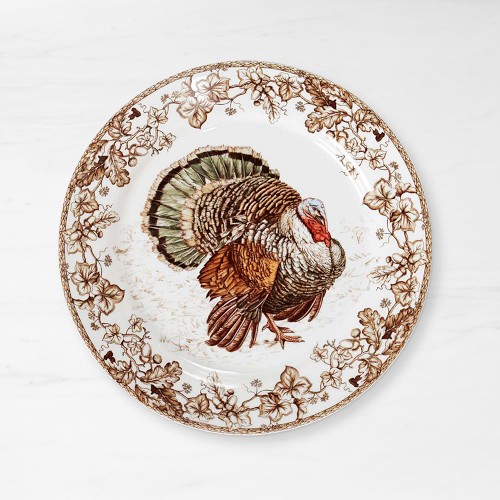 Plymouth Turkey Dinner Plates, Set of 4