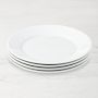 Apilco Très Grande Porcelain Salad Plates, White, Set of 4