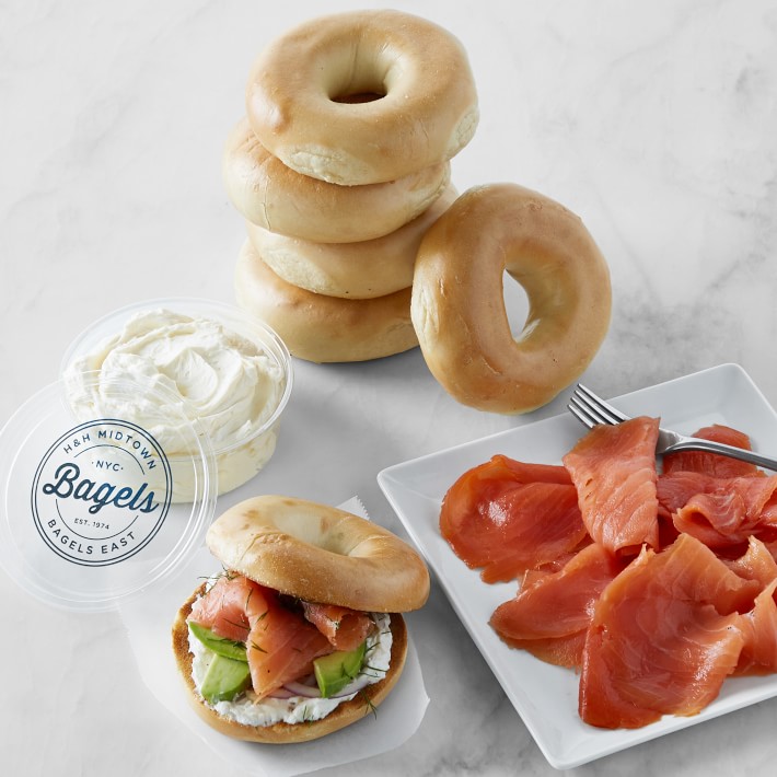 H&H Bagels with Schmear & Nova Lox, Half Dozen Set