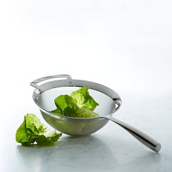 Williams Sonoma Stainless-Steel Strainer, 9"