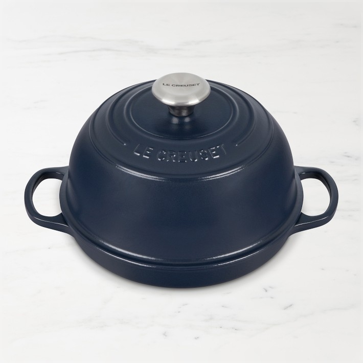Le Creuset Enameled Cast Iron Bread Oven, 9 1/2", Matte Navy