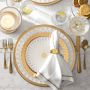 Regency Gold Chargers