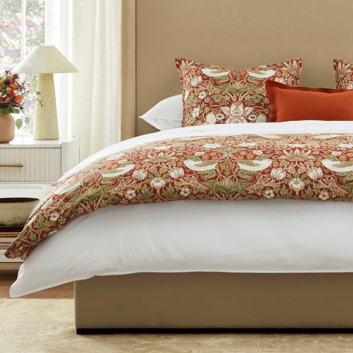 Morris &amp; Co. x Williams Sonoma Home Strawberry Thief Duvet &amp; Shams