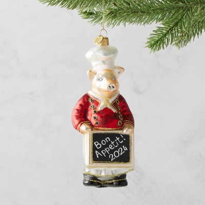 Pierre Pig Chef kitchen selling decor by williams and sonoma nwt