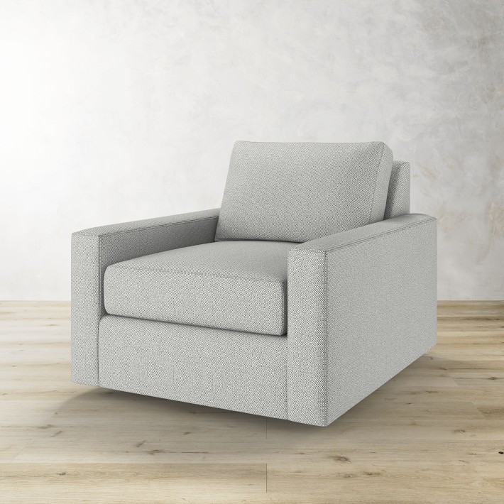Ghent Square Arm Swivel Armchair