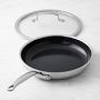 GreenPan&#8482; Premiere Stainless-Steel Ceramic Nonstick Covered Fry Pan, 10&quot;