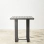 Santa Barbara Outdoor Slate Grey Metal Bar Table (37.5&quot;)