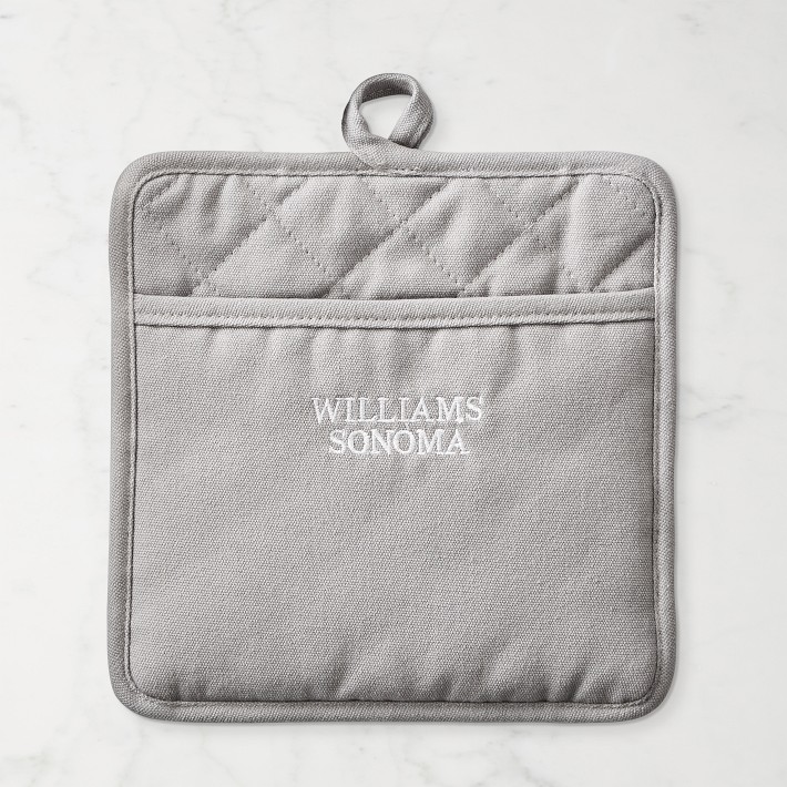 Williams Sonoma Ultimate Potholder, Drizzle Grey