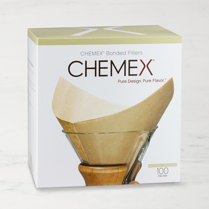 Chemex Unbleached Square Coffee Filters