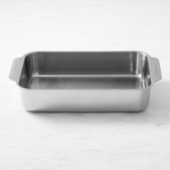 Thermo-Clad™ Stainless-Steel Ovenware Lasagna Baker, 17" x 11"