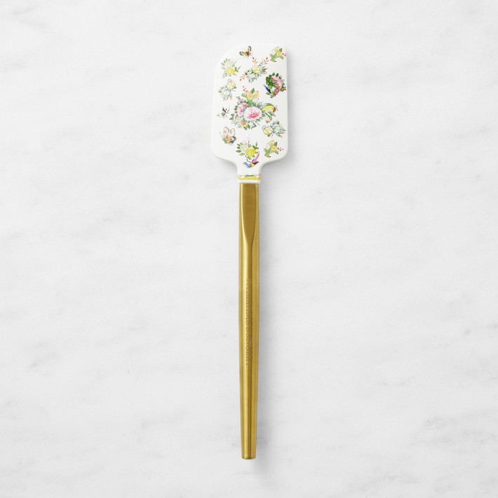 Williams Sonoma Famille Rose Spatulas with Gold Handle