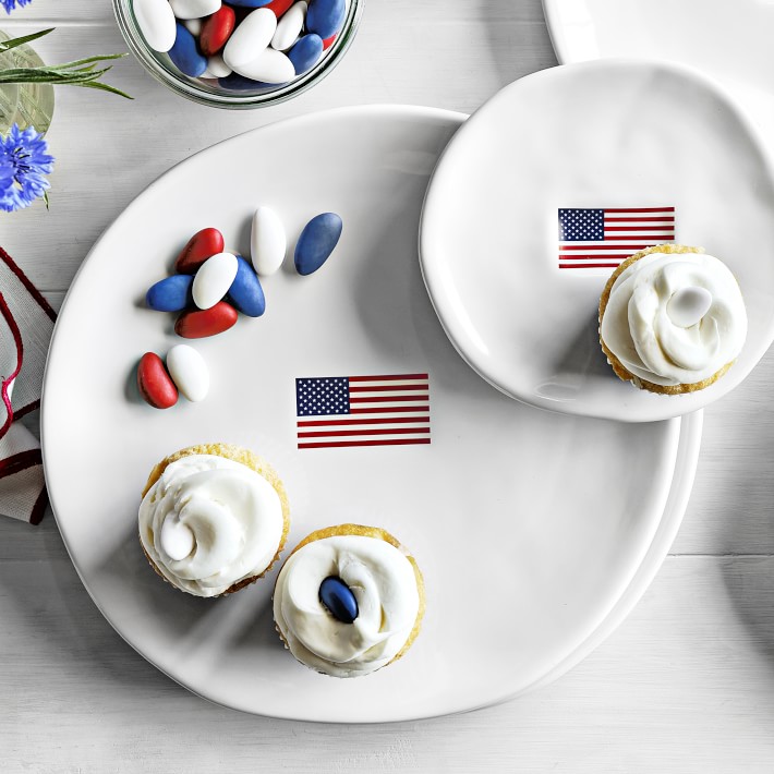 American Flag Plates Williams Sonoma