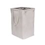 Full Circle Cotton Laundry Hamper, Gray