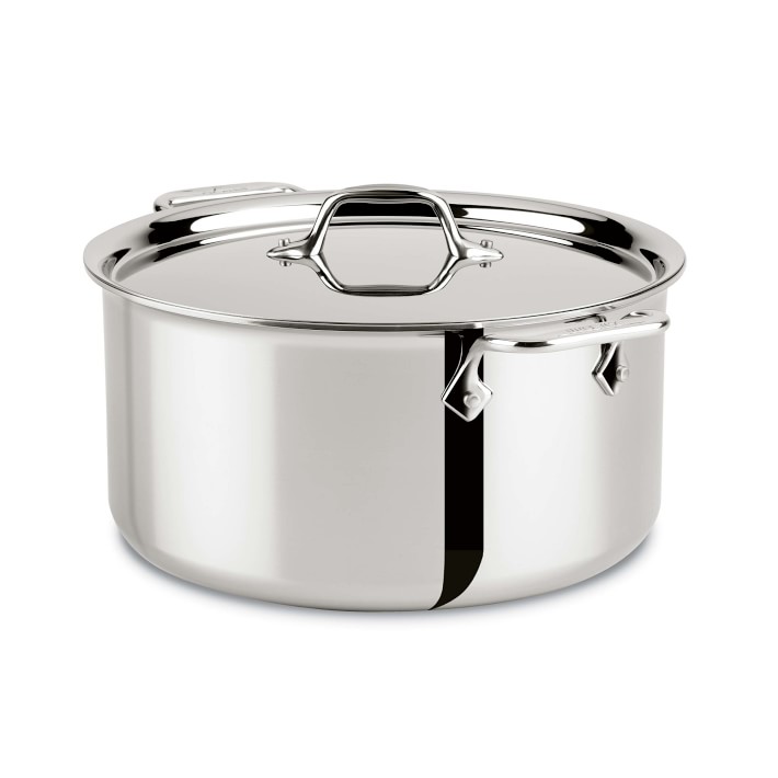 All-Clad D3® Tri-Ply Stainless-Steel Stock Pot 8-Qt.