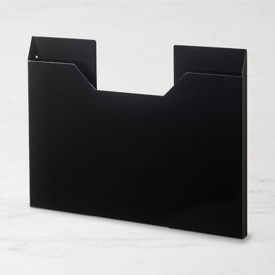 Yamazaki Home Tower Magnetic Placemat Organizer, Black