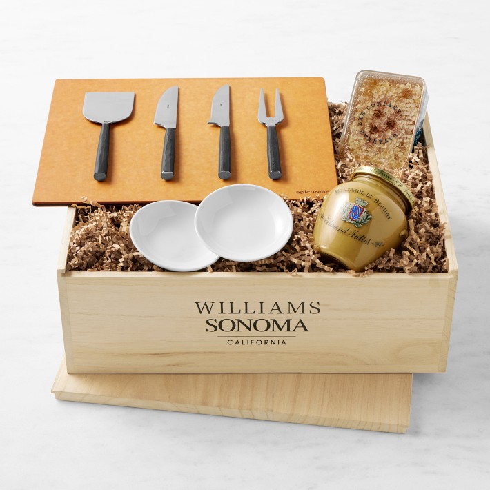 Wine &amp; Cheese Gift Crate