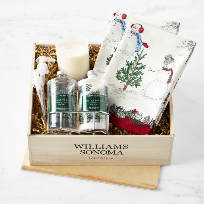 Winter Forest Essential Oils Gift Crate