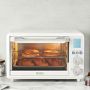 Haden Toaster Oven, Ivory & Chrome