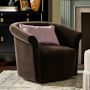 Arleta Roll Arm Swivel Chair