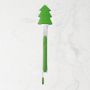Green Tree Novelty Silicone Tongs