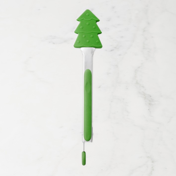 Green Tree Novelty Silicone Tongs