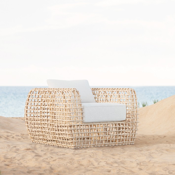 Cabrera All-Weather Open Weave Club Chair