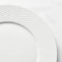 Pillivuyt Basketweave Porcelain Bread &amp; Butter Plates, Set of 4